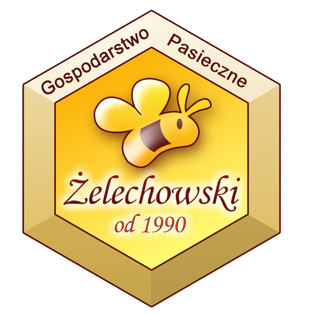 Pasieka Żelechowski - przeprojektowanie i przerysowanie logo od nowa.