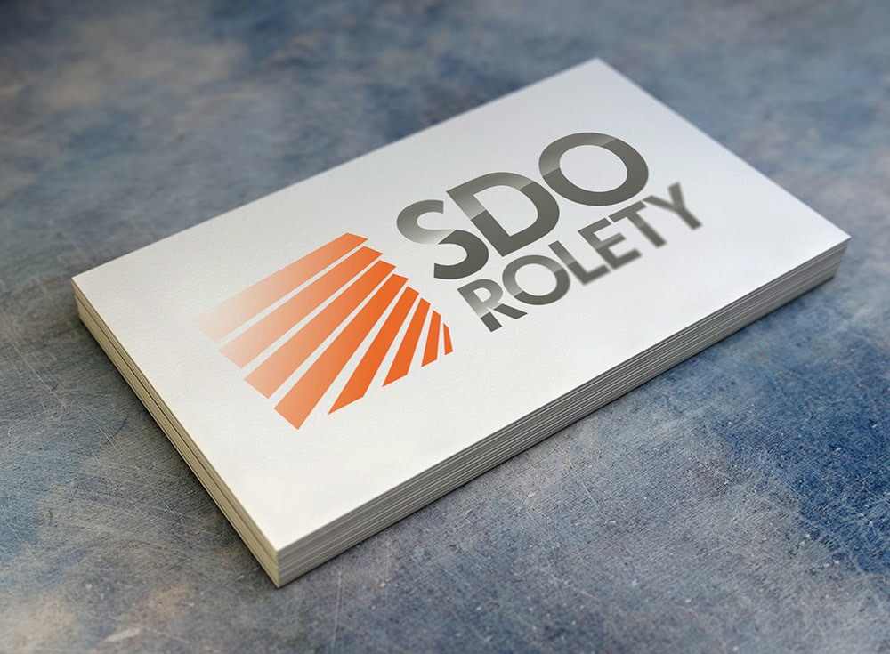 SDO Rolety - logo z symboliką branży