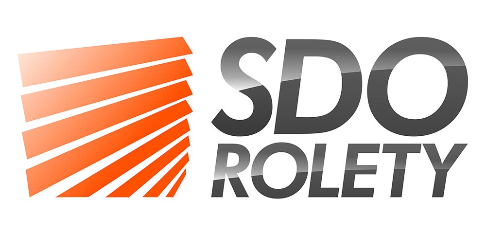 SDO Rolety - logo z symboliką branży