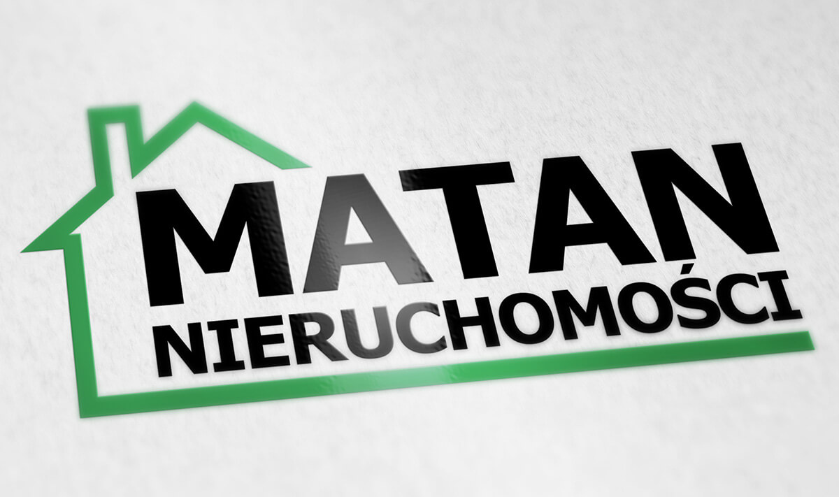 Przykład użycia realizacji - Przejrzyste logo agencji nieruchomości