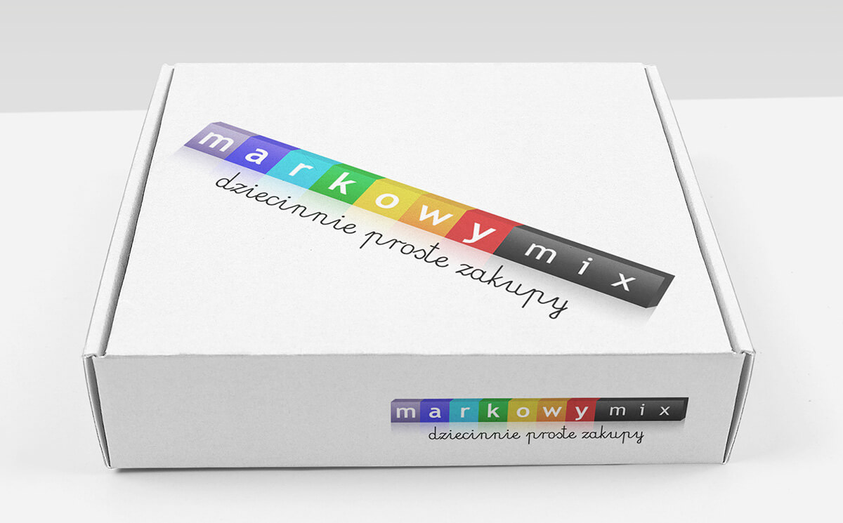 Przykład użycia realizacji - Kolorowy logotyp hurtowni internetowej