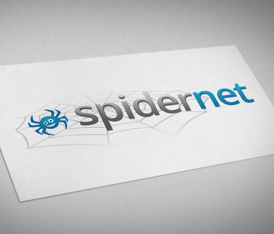 Przykład użycia realizacji - Logo z pajączkiem - dla Spidernet