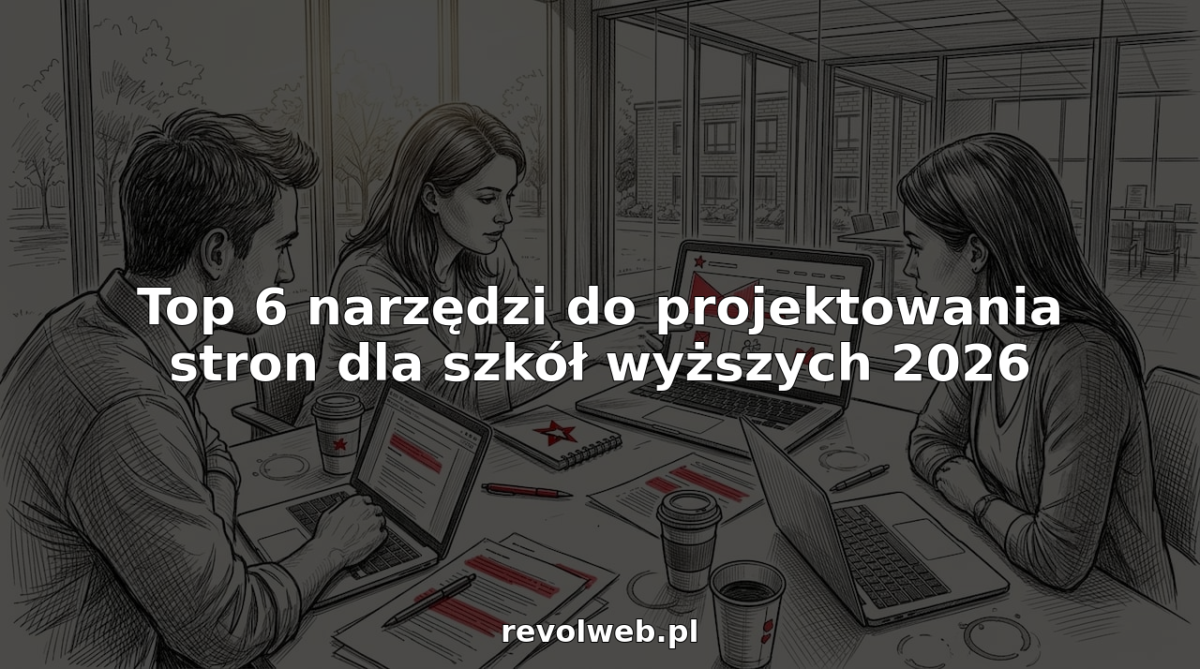 Top 6 narzędzi do projektowania stron dla szkół wyższych 2026